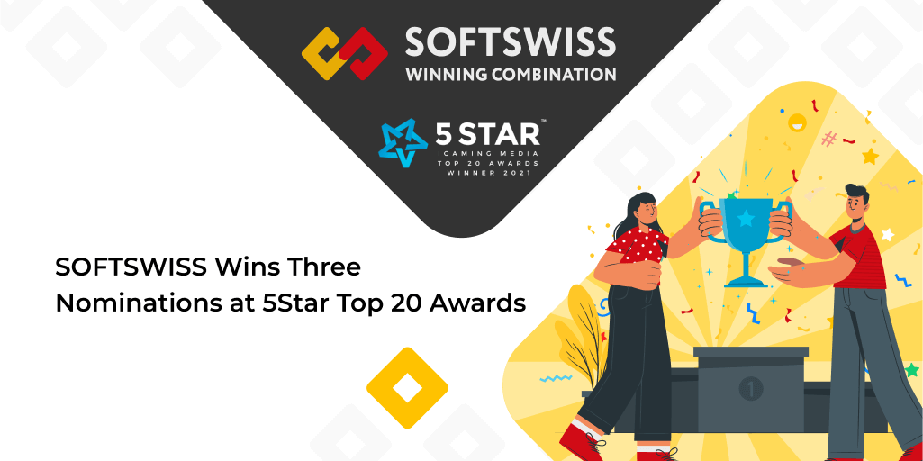 SOFTSWISS Wins Three Nominations At 5STAR Top 20 Awards | SOFTSWISS